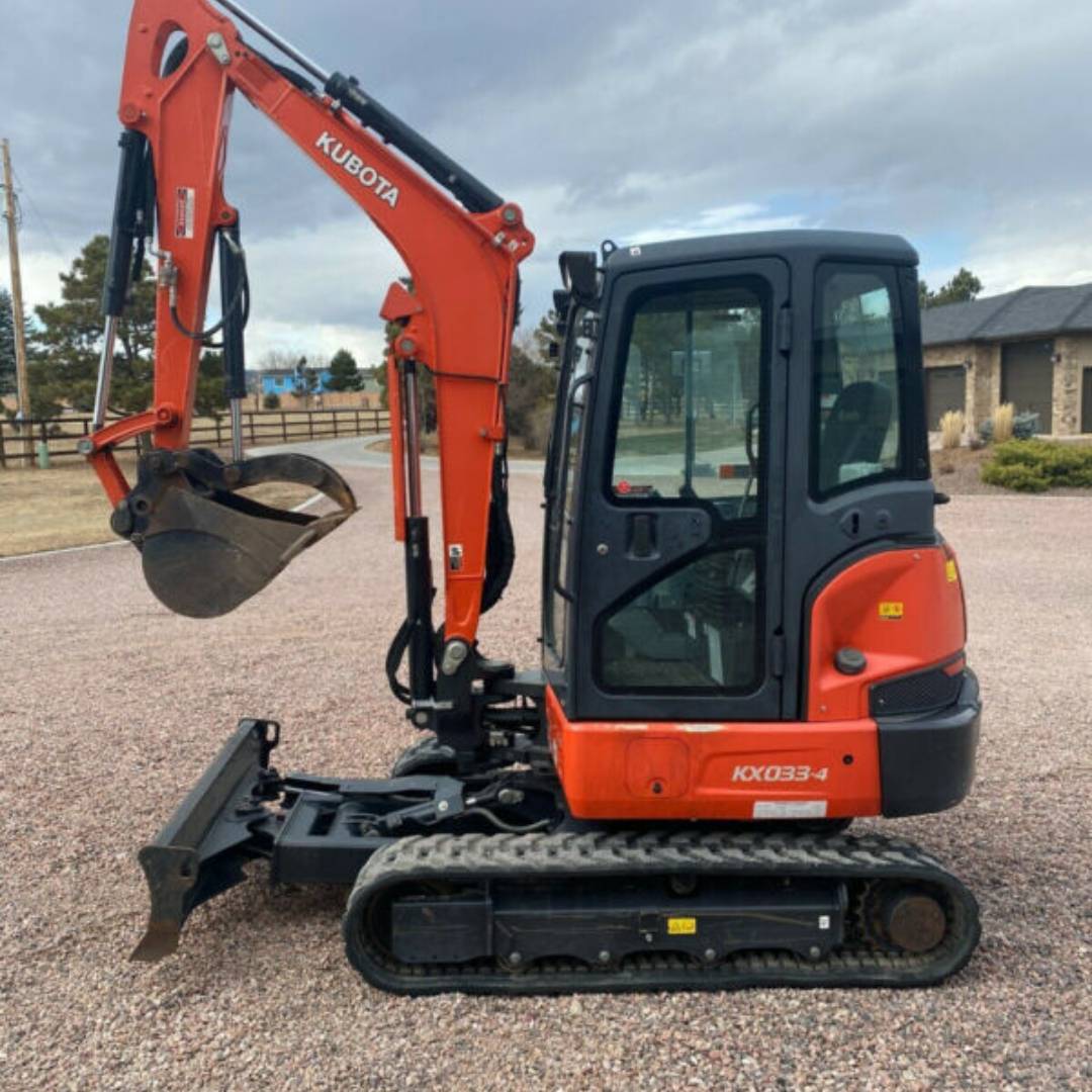 Mini-Pelle Kubota KX033-4R3A-(2016)