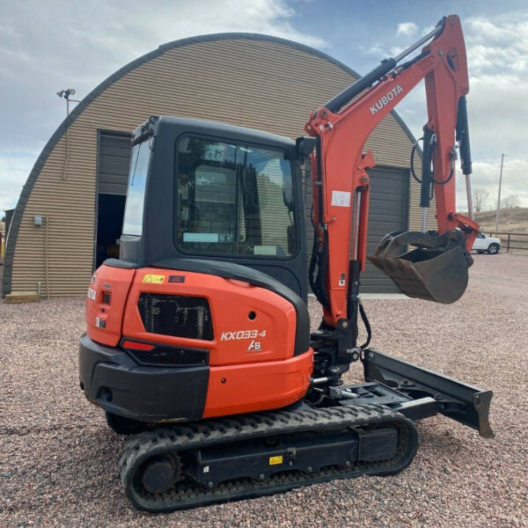 Mini-Pelle Kubota KX033-4R3A-(2016)