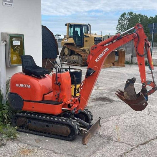 Mini-Pelle Kubota KX 08 (1994) – 0,8T Compacte et Robuste